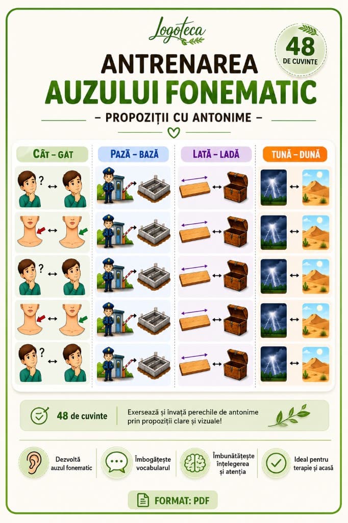 Copertă: Antrenarea auzului fonematic